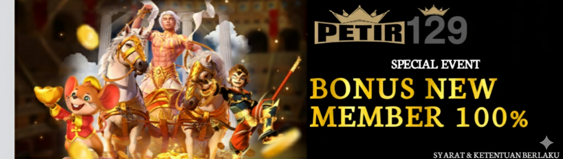 BONUS NEW MEMBER 100%